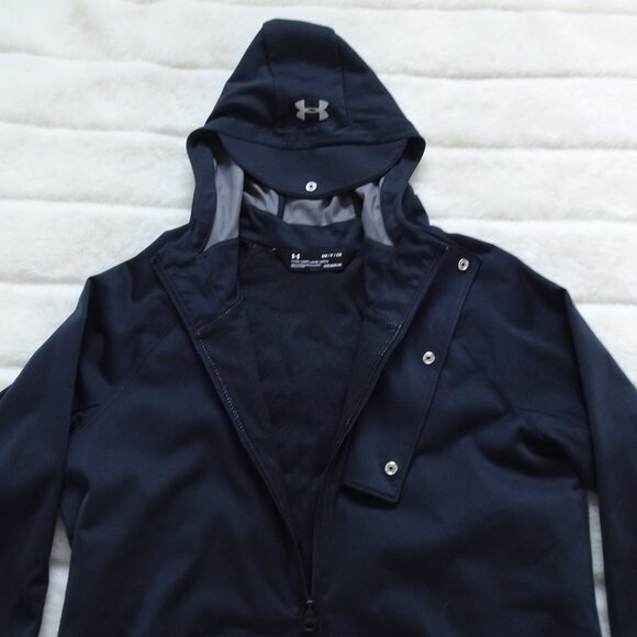 Under Armour Women's Jacket Small ColdGear Reactor Run Storm Anorak Track Active - Picture 7 of 12